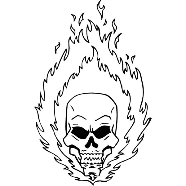 flaming skull 04 Thumbnail