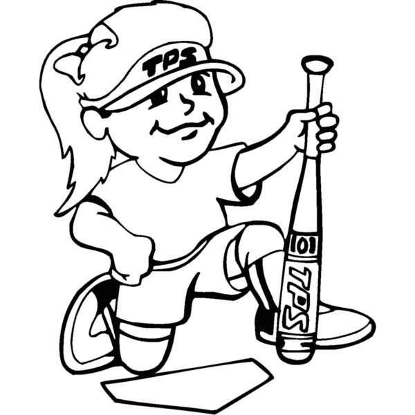 girlbat baseball girl Thumbnail