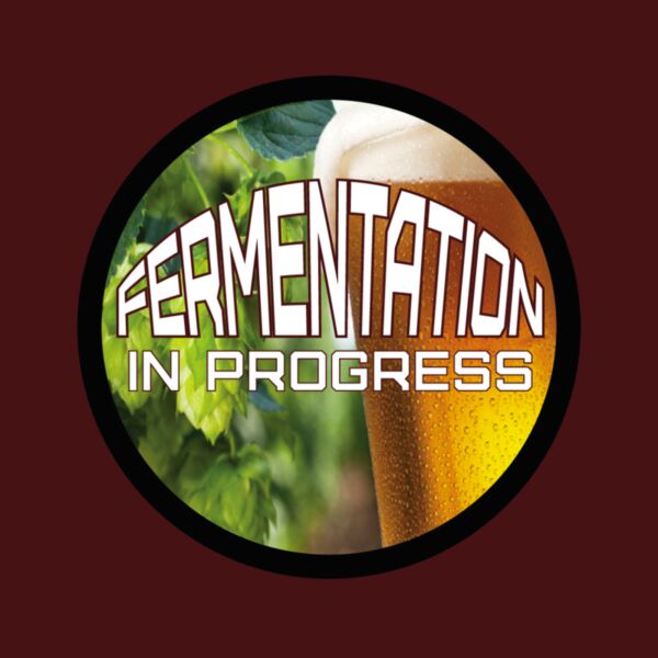 Fermentation in Progress square label Thumbnail
