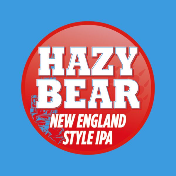 Hazy Bear England Style Ipa square label Thumbnail