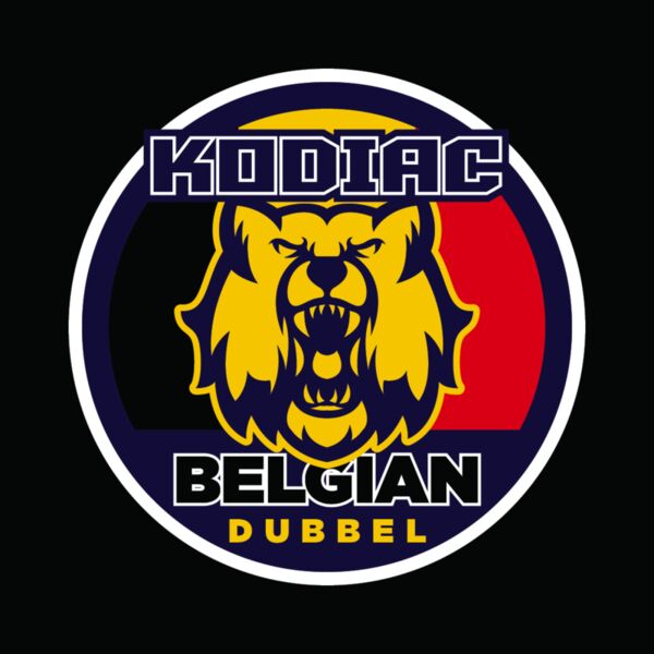 Kodiac Belgian square label Thumbnail