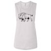 Ladies' Bella Flowy Scoop Muscle Tank Thumbnail