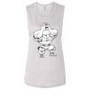 Ladies' Bella Flowy Scoop Muscle Tank Thumbnail